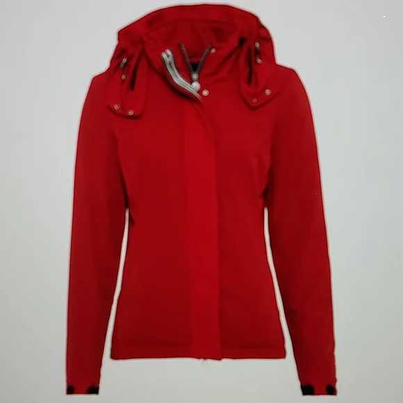 LADIES GOLFINO VERSATILE RED JACKET SIZE 10 - Picture 1 of 16
